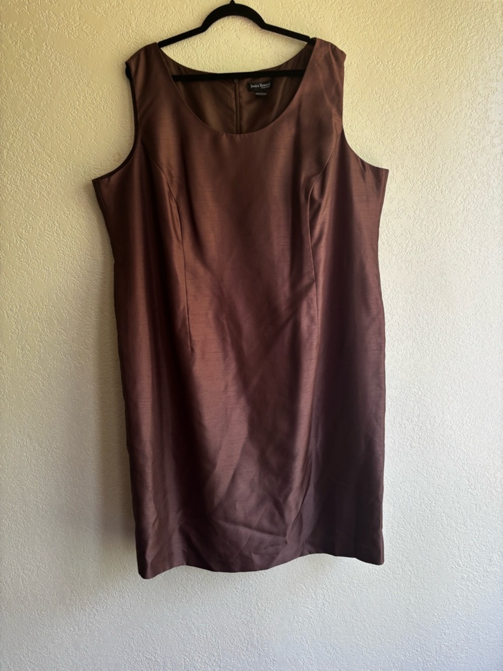 Jessica Howard Brown Timeless Evening Dress Mother of the Bride Semi Formal 24W
